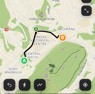 Route planning with elevation profile